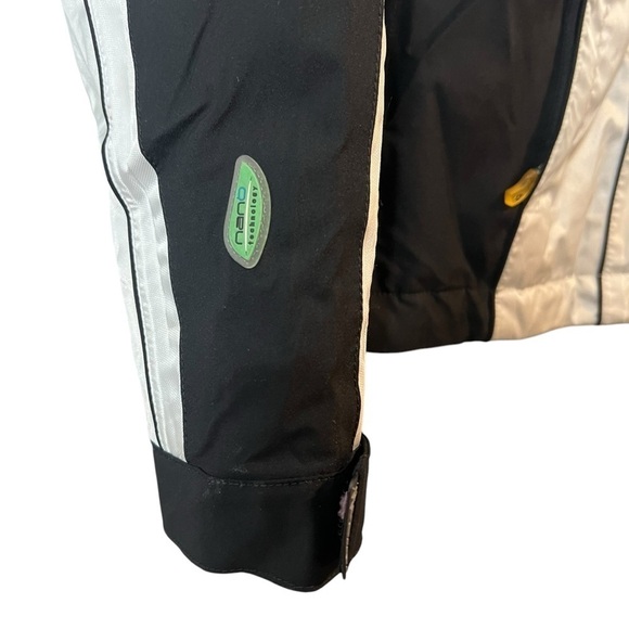 VOLKL Nano Ski Snowboarding Hooded Jacket Coat Womens US 8 Silver Black - Picture 7 of 15